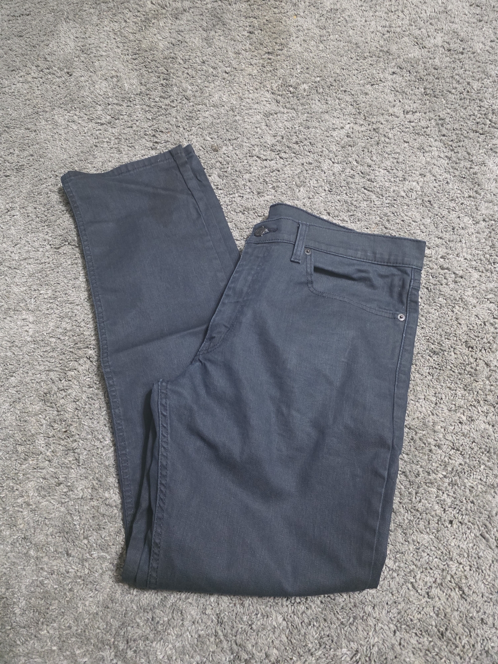Levis 511 Dark Slate Men's Pants - Classic Straight Fit 36x34